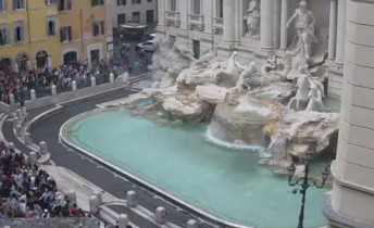 Obraz podglądu z kamery internetowej Trevi Fountain - Rome